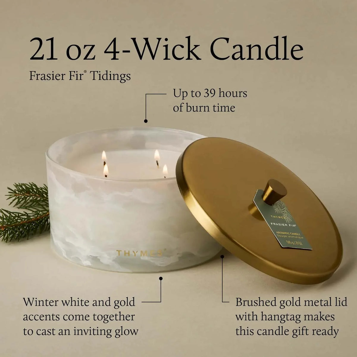 Frasier Fir Tidings 4 Wick Candle