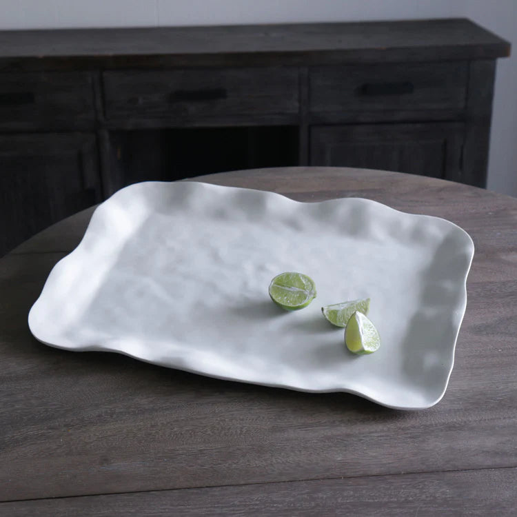 VIDA Nube Long Rectangle Tray (White)