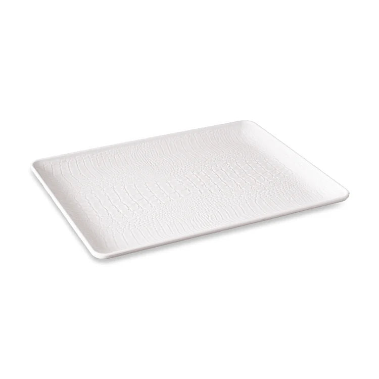 VIDA Croc Extra Lg Rect Tray (White)