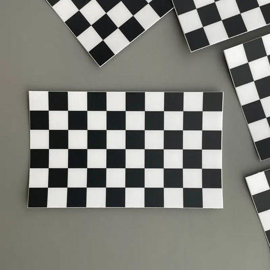 Flags for Good Indianapolis 500 Checkered Flag Sticker