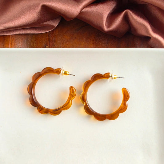 Scarlett Hoops - Amber