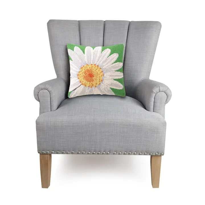 White Daisy Hook Pillow