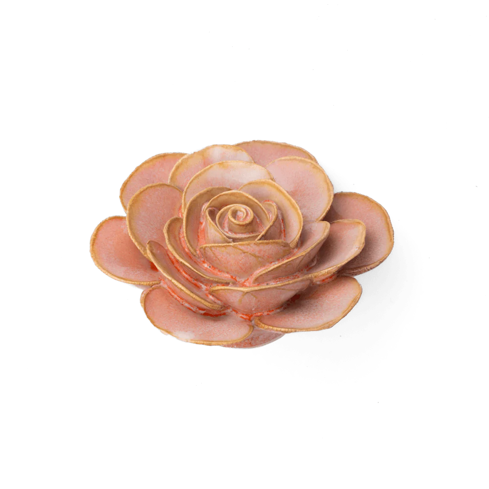 Pink Ranunculus Ceramic Flower