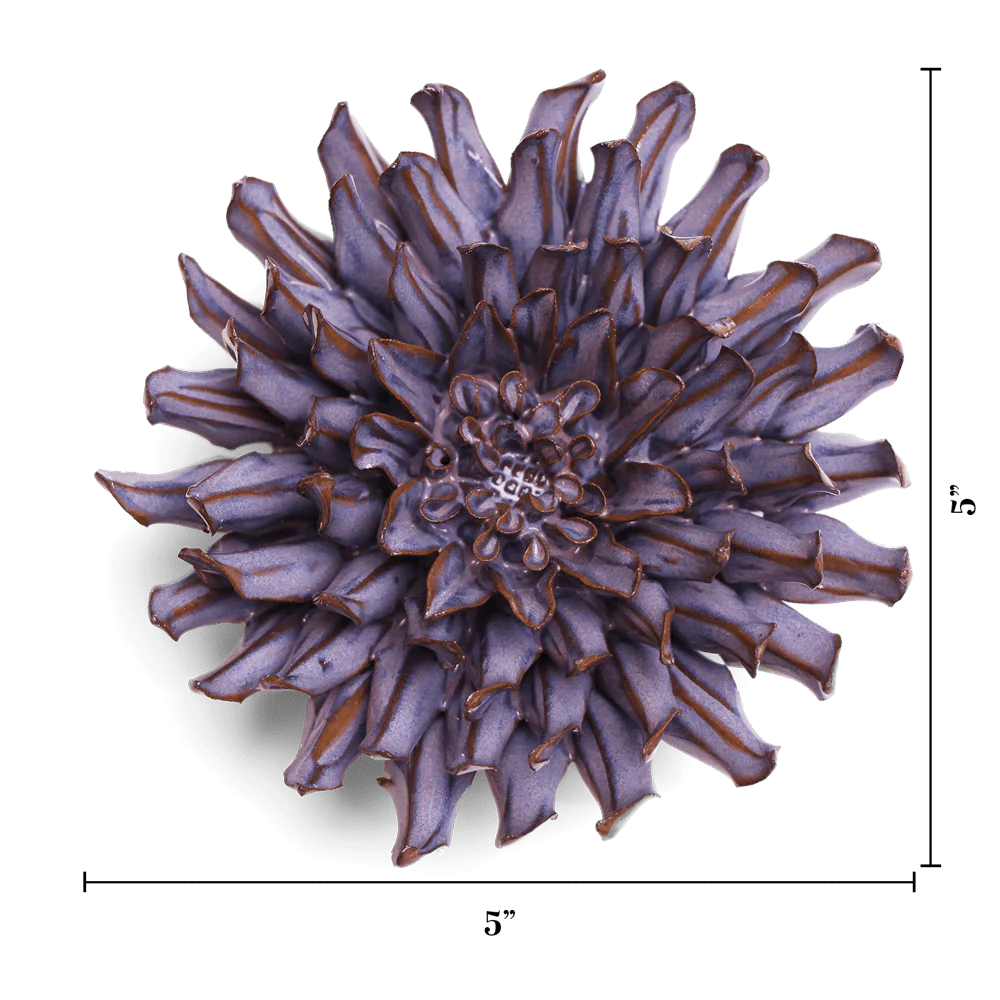 Japan Ceramic Flower Lilac Spider Mum