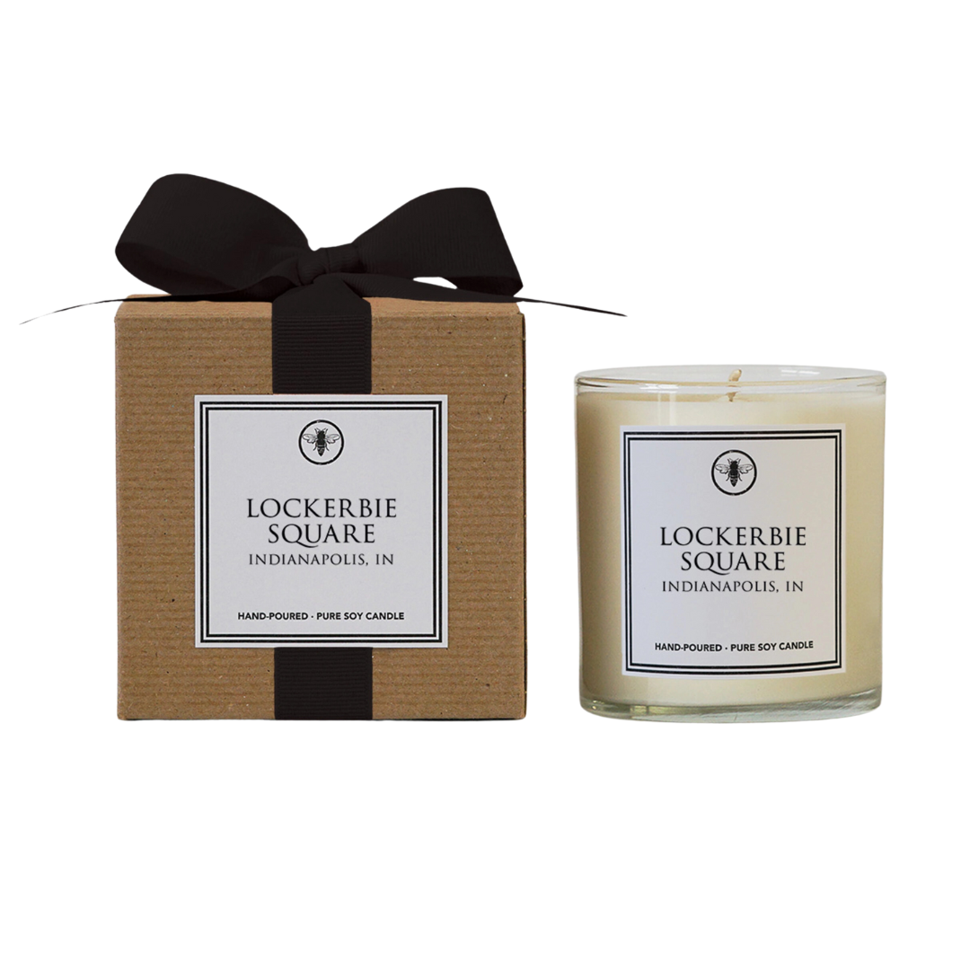 Lockerbie Square Neighborhood Candle