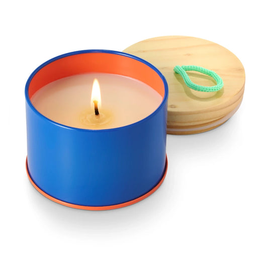 Colorblock Tin Candle: