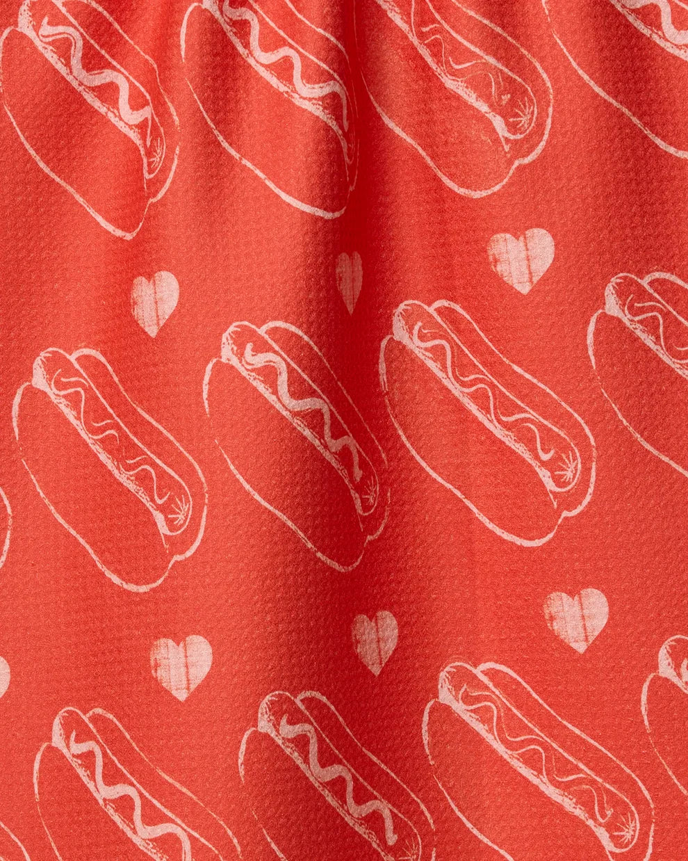 Geometry Lovely Franks Red Tea Towel
