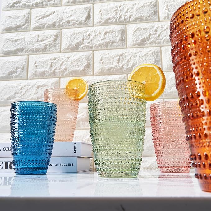 Beaded Highball Tumblers - Set of 6