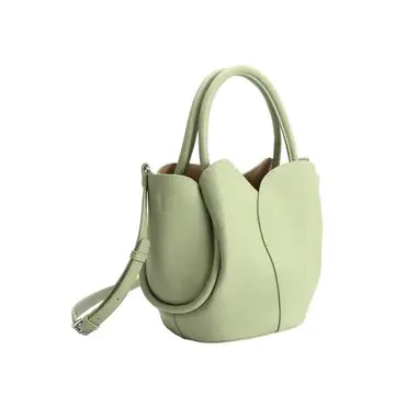 Tulip Recycled Vegan Leather Bucket Bag
