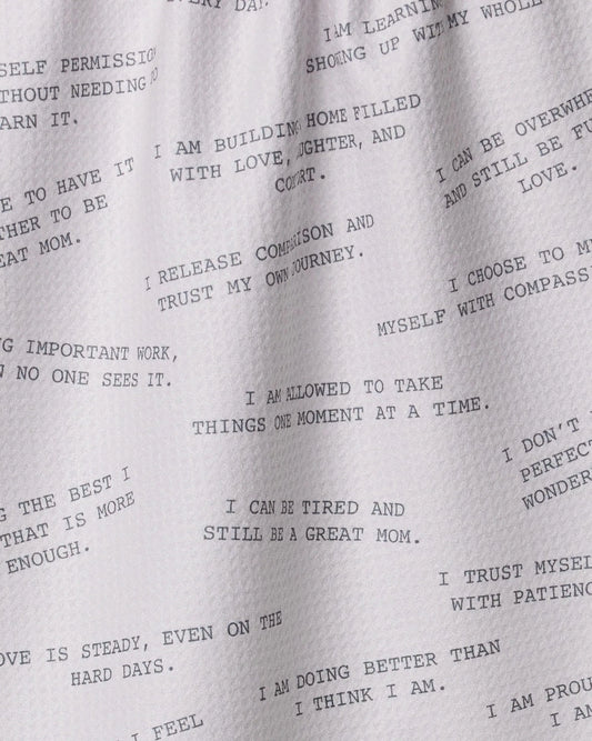 Reminders for Mom Tea Towel by Geometry