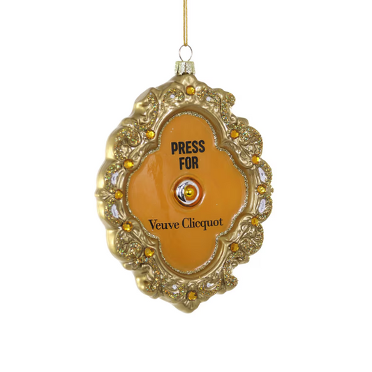 Press for French Champagne Ornament