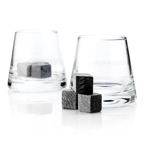 Glacier Rocks® Soapstone Cube and Tumbler Set by Viski