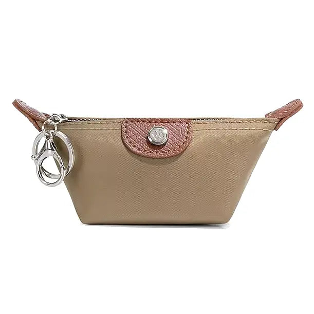 Nylon Coin Purse Charm W/Key Chain