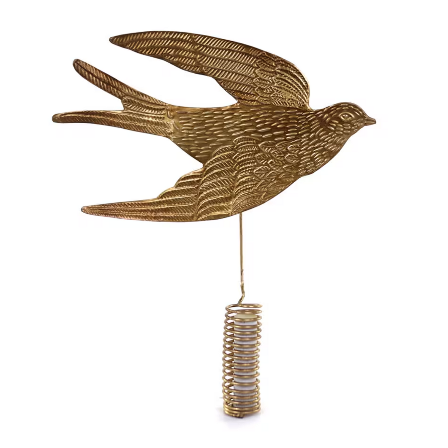 Gilded Swallow Tree Topper