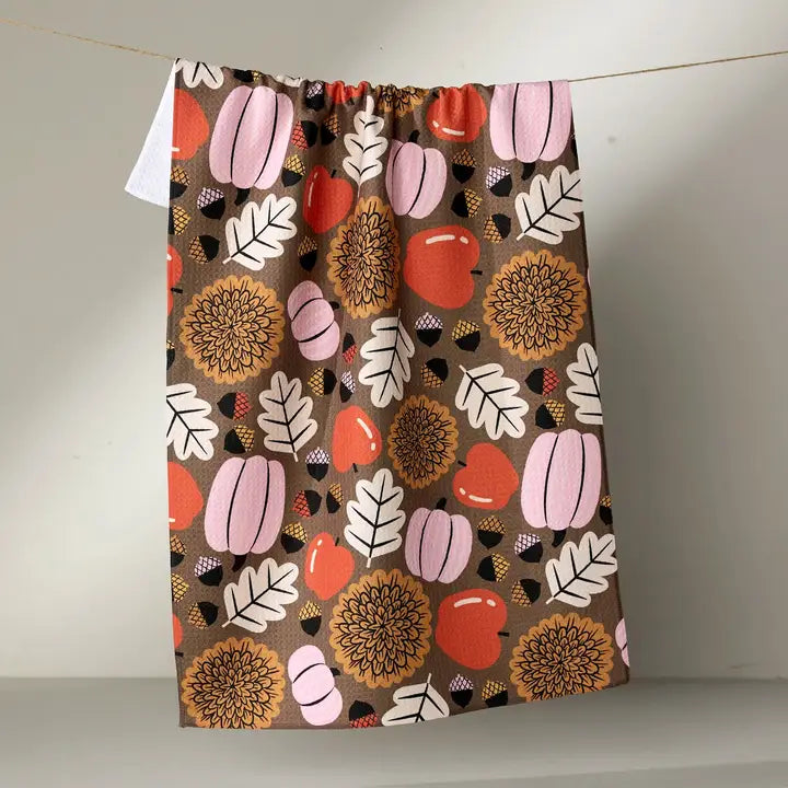 Geometry Crisp and Cozy Tea Towel