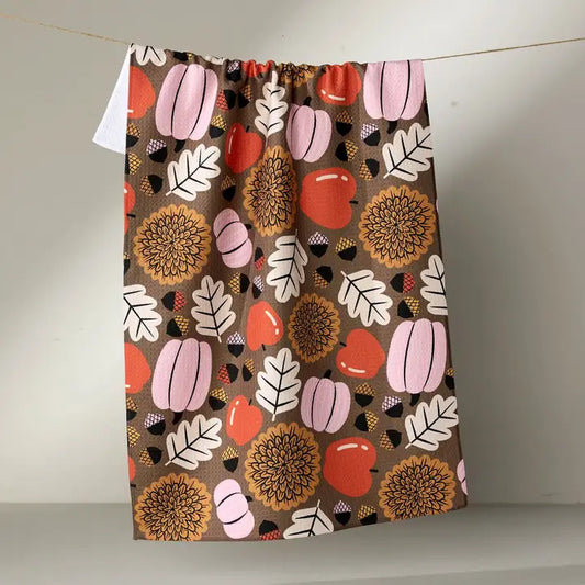 Geometry Crisp and Cozy Tea Towel