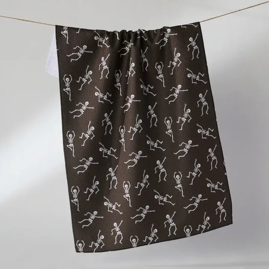 Geometry Bone Jamboree Tea Towel
