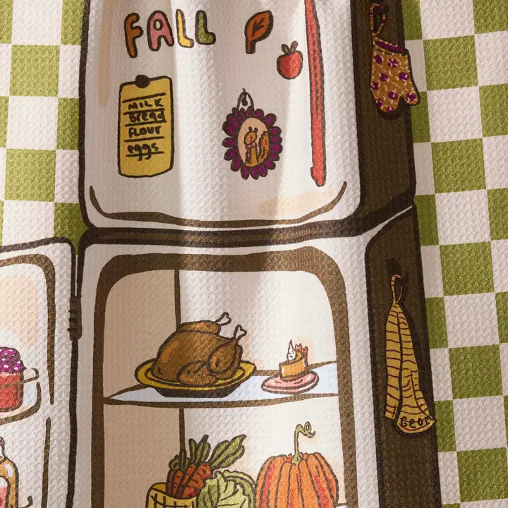 Geometry Is It Fall Yet Tea Towel