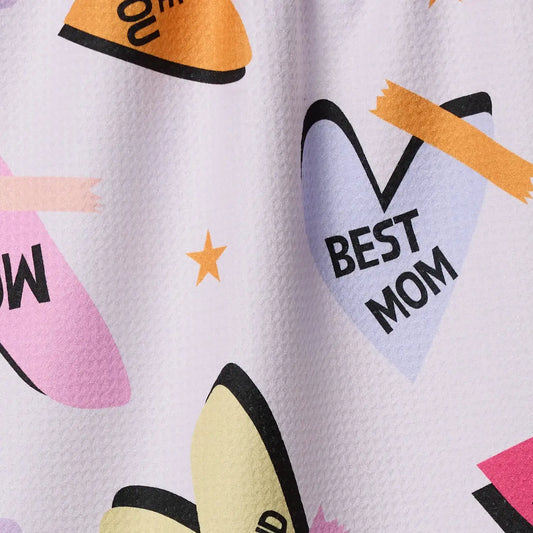 Notes to Mom Tea Towel by Geometry