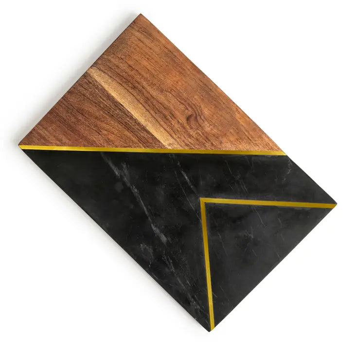 Normandy Marble & Wood Cutting Board