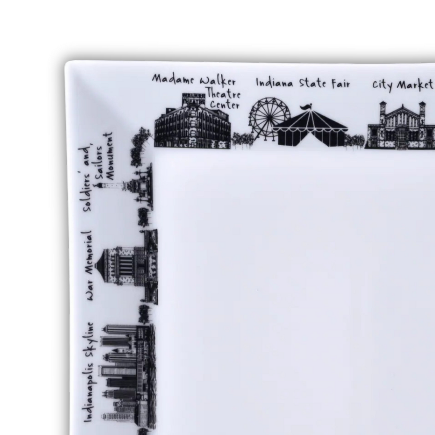 Landmarks of Indianapolis Plate