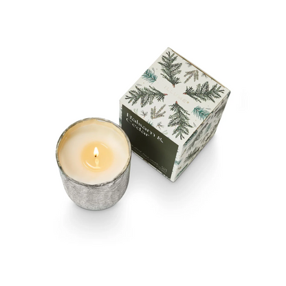 Balsam & Cedar Boxed Glass Candle