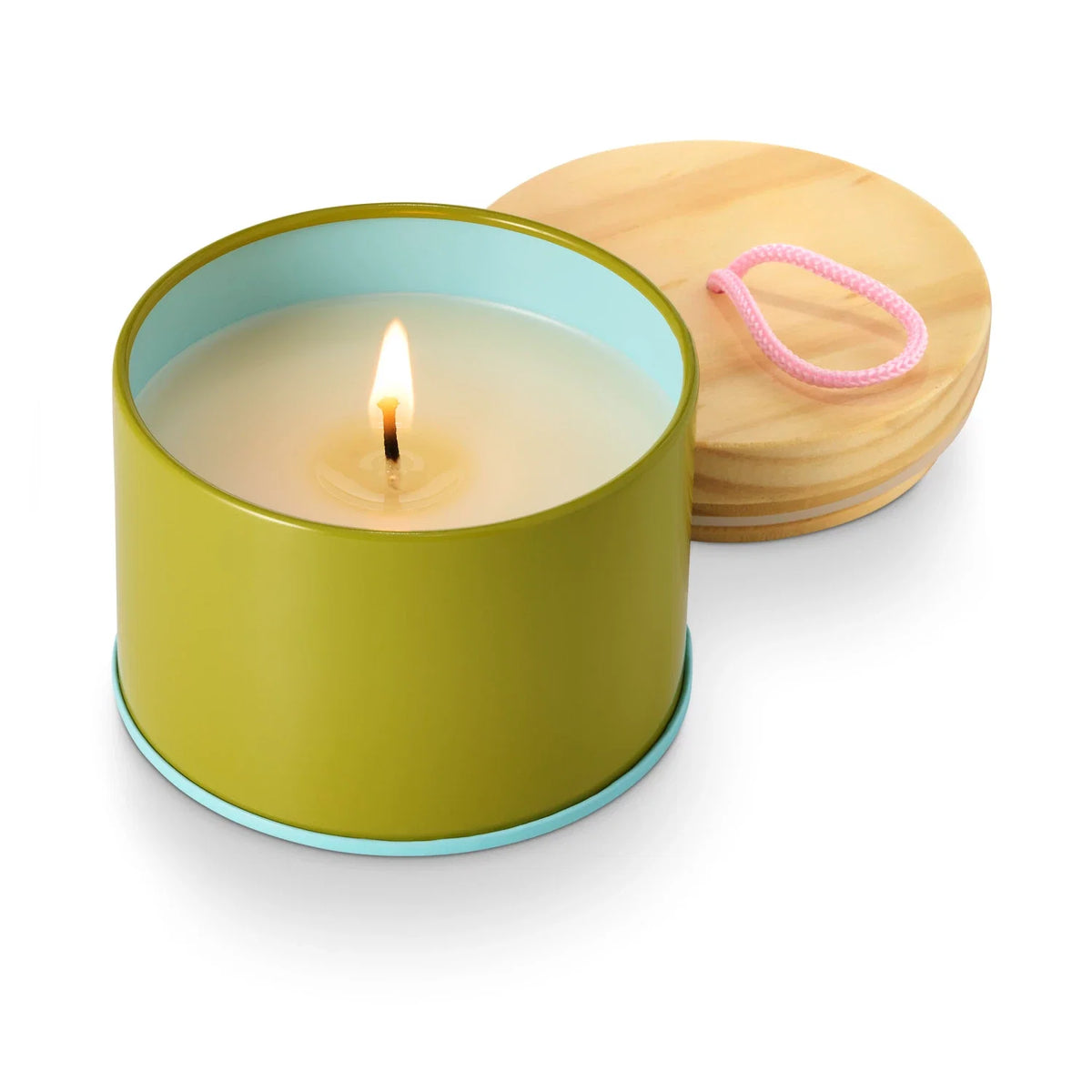 Colorblock Tin Candle: