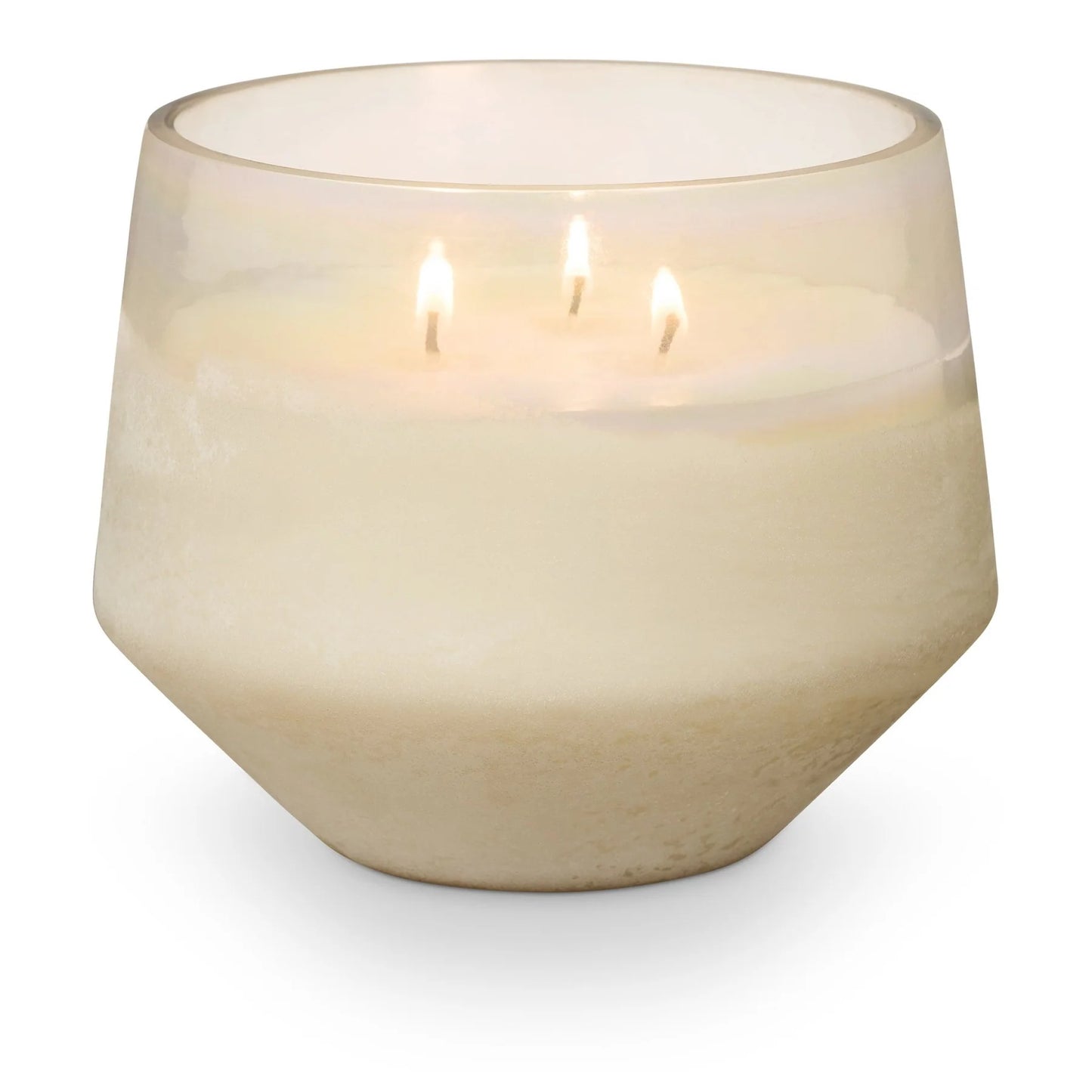 Winter White Large Baltic Glass Candle 31,4 oz