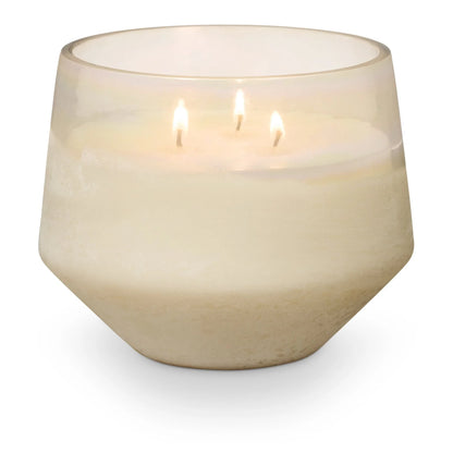 Winter White Large Baltic Glass Candle 31,4 oz