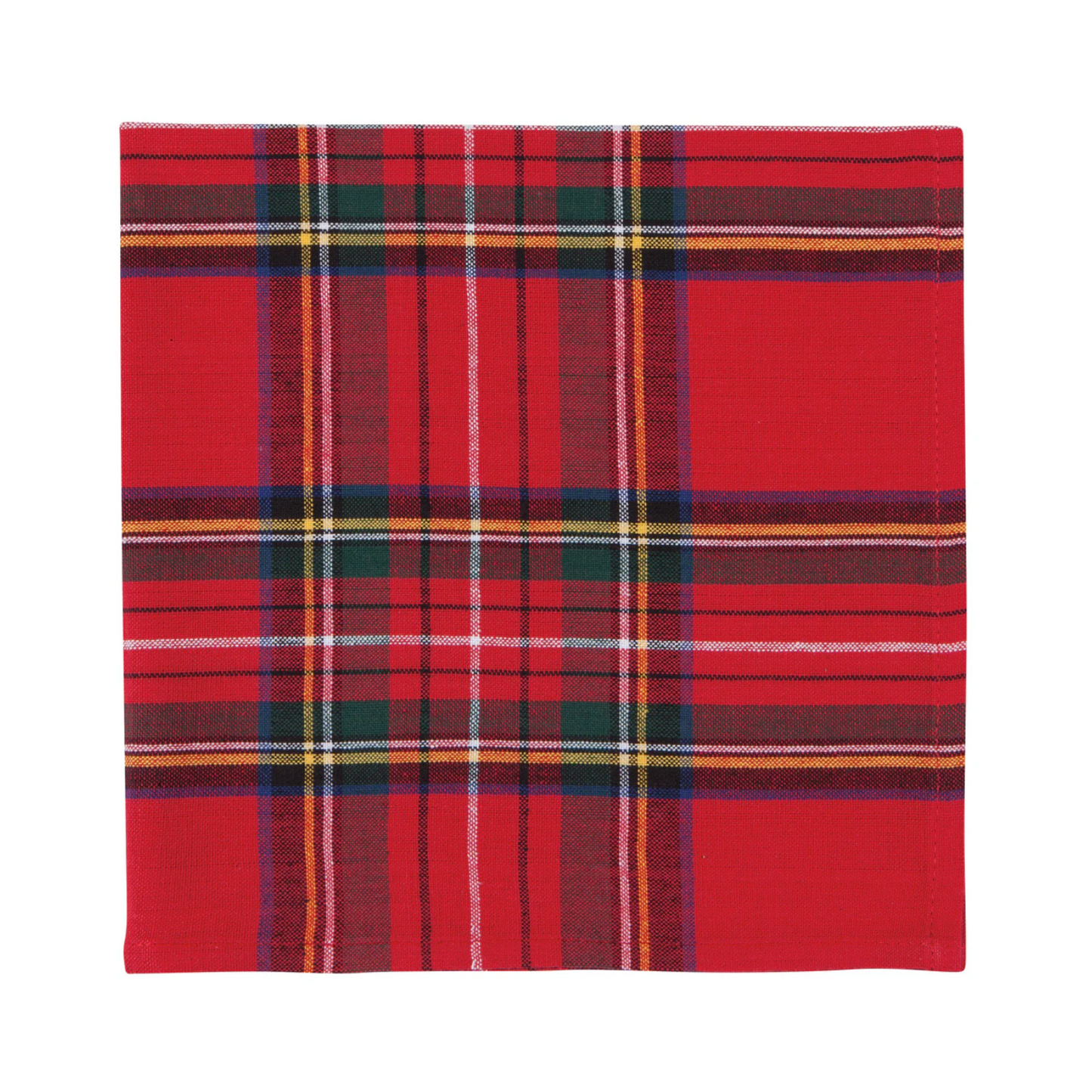 Christmas Plaid Cloth Napkins - Set of 4