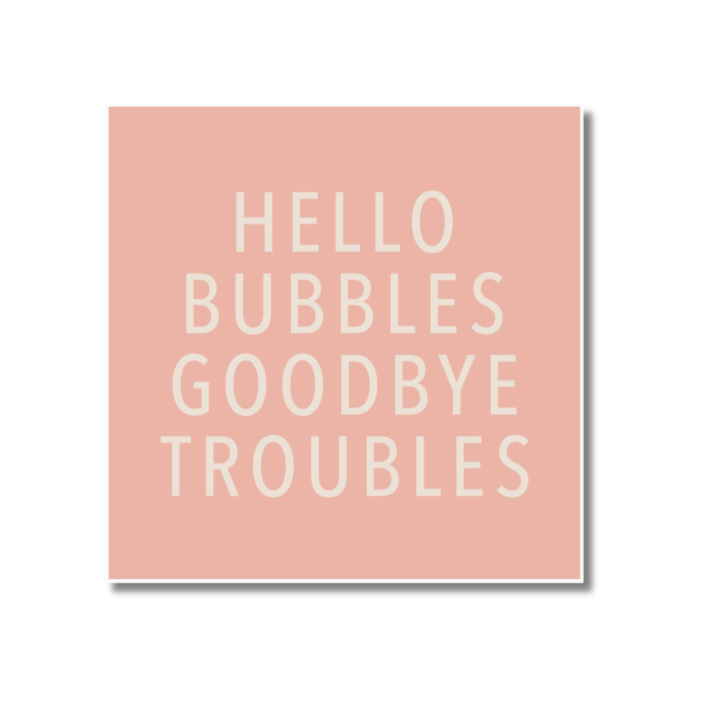 Hello Bubbles Cocktail Napkins