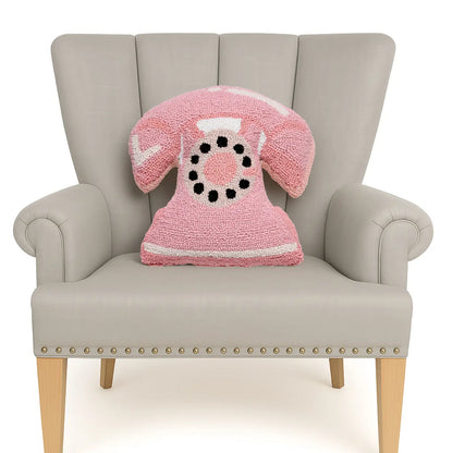 Pink Telephone Hook Pillow