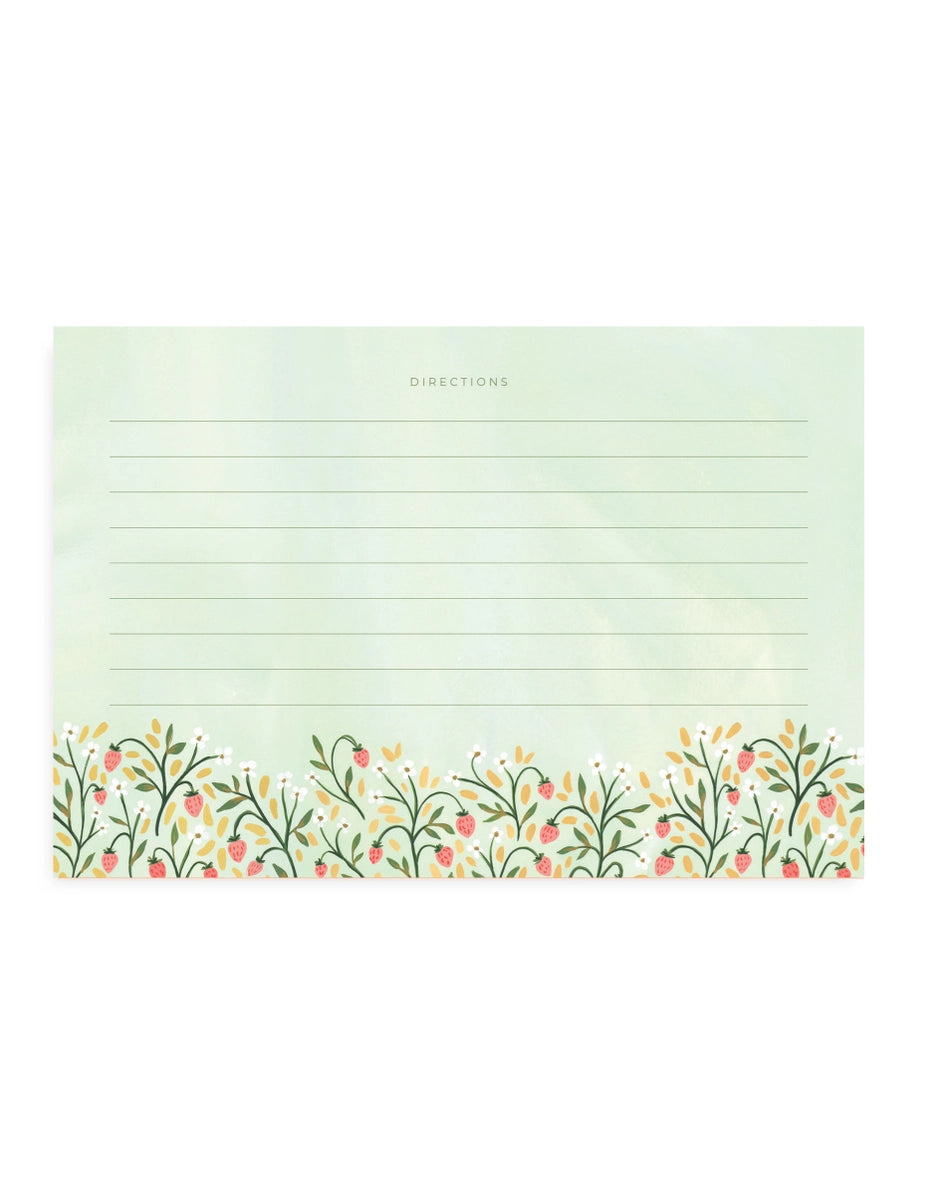 Strawberry Meadow Recipe Cards
