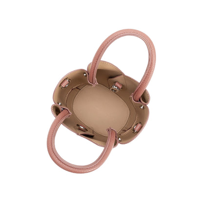 Mini Tulip Recycled Vegan Leather Bucket Bag