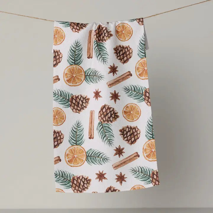 Geometry Simmer Pot Tea Towel