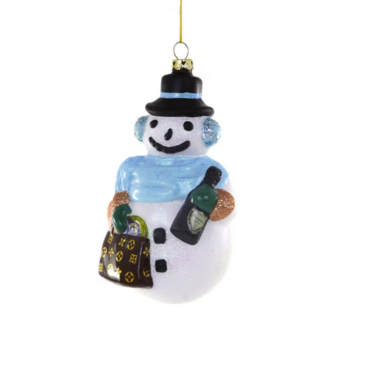 Chic Snowman Ornament