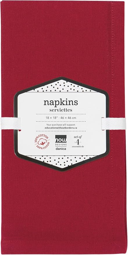 Spectrum Cotton Napkins Set of 4