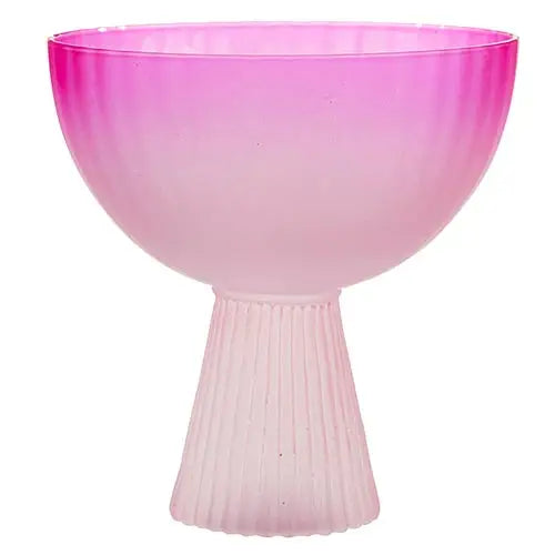 Hot Pink Coupe Glass