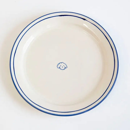 Melrose Fluffy Dog Dinner Plate