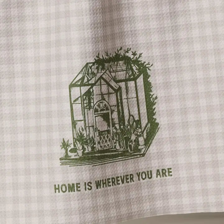 Geometry Home Is You Tea Towel