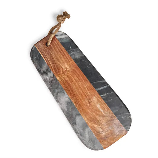 Sulguni Marble & Wood Cutting Board, Grey