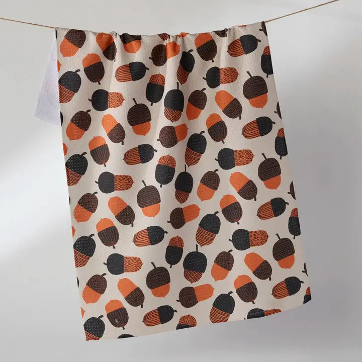 Geometry Squirrel Bounty Tea Towel