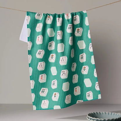 Geometry Tile Flow Tea Towel