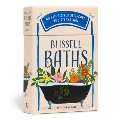 Blissful Baths Card Set: 40 Rituals For Self-Care