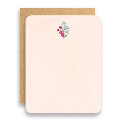 Vintage Blooms Flat Notecards