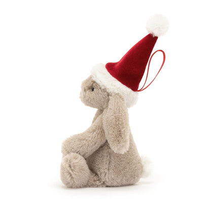 Bashful Christmas Bunny - Ornament