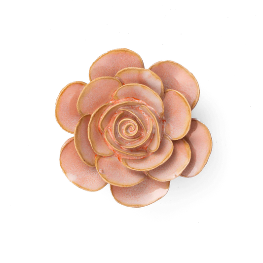 Pink Ranunculus Ceramic Flower