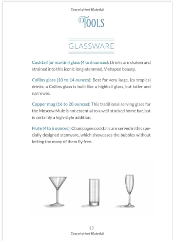 Gone With the Gin Cocktail Recipe Book