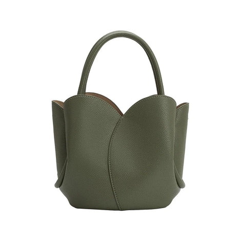Tulip Moss Recycled Vegan Leather Top Hand Bag