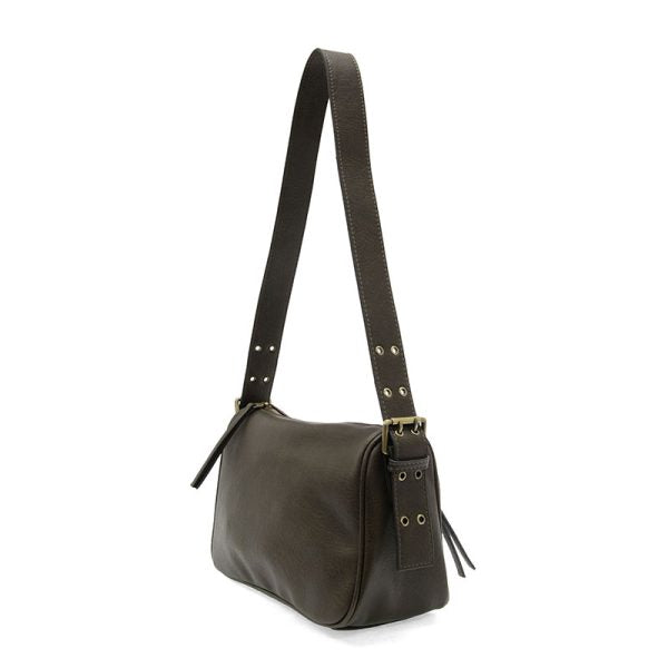 "Morgan" Buckle Shoulder Bag